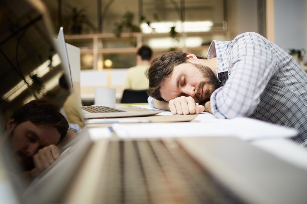 How blue light affects sleep.